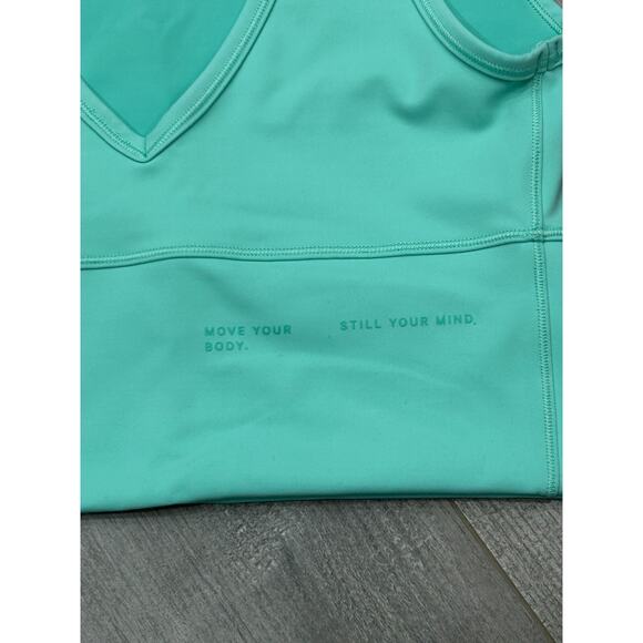 Lululemon Athletica Womens Mint Green Solid Power Pivot Everlux Tank Top Size S? - Picture 3 of 6